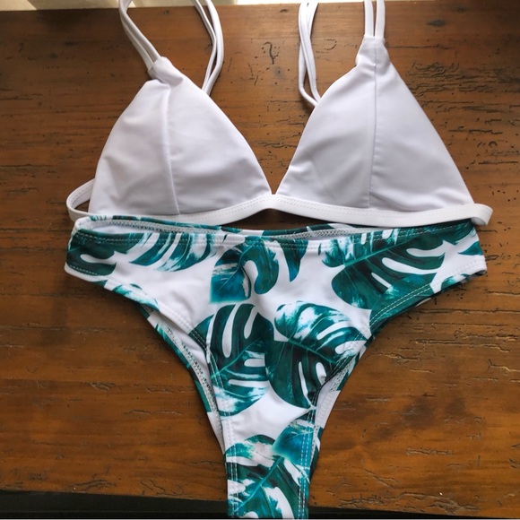 Bikini~ topical matching two piece  bikini swimsuit set NWOT adj. straps 🎉SALE - Picture 7 of 15